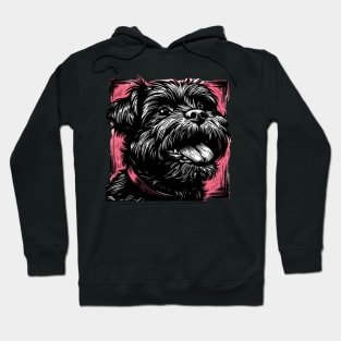 Retro Art Affenpinscher Dog Lover Hoodie